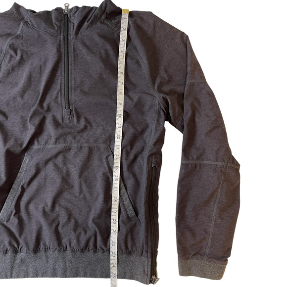 Lululemon Athletica Sundown To Sunup Mens Gray Pullover Jacket Size Medium - Picture 14 of 15